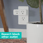 KMC Smart Plug Duo, 2-Outlet Wi-Fi Smart Plug, Multi Plug Adapter, Independently Controlled Smart Outlets, Works with Alexa & Google Assistant, No Hub Required 1 PACK