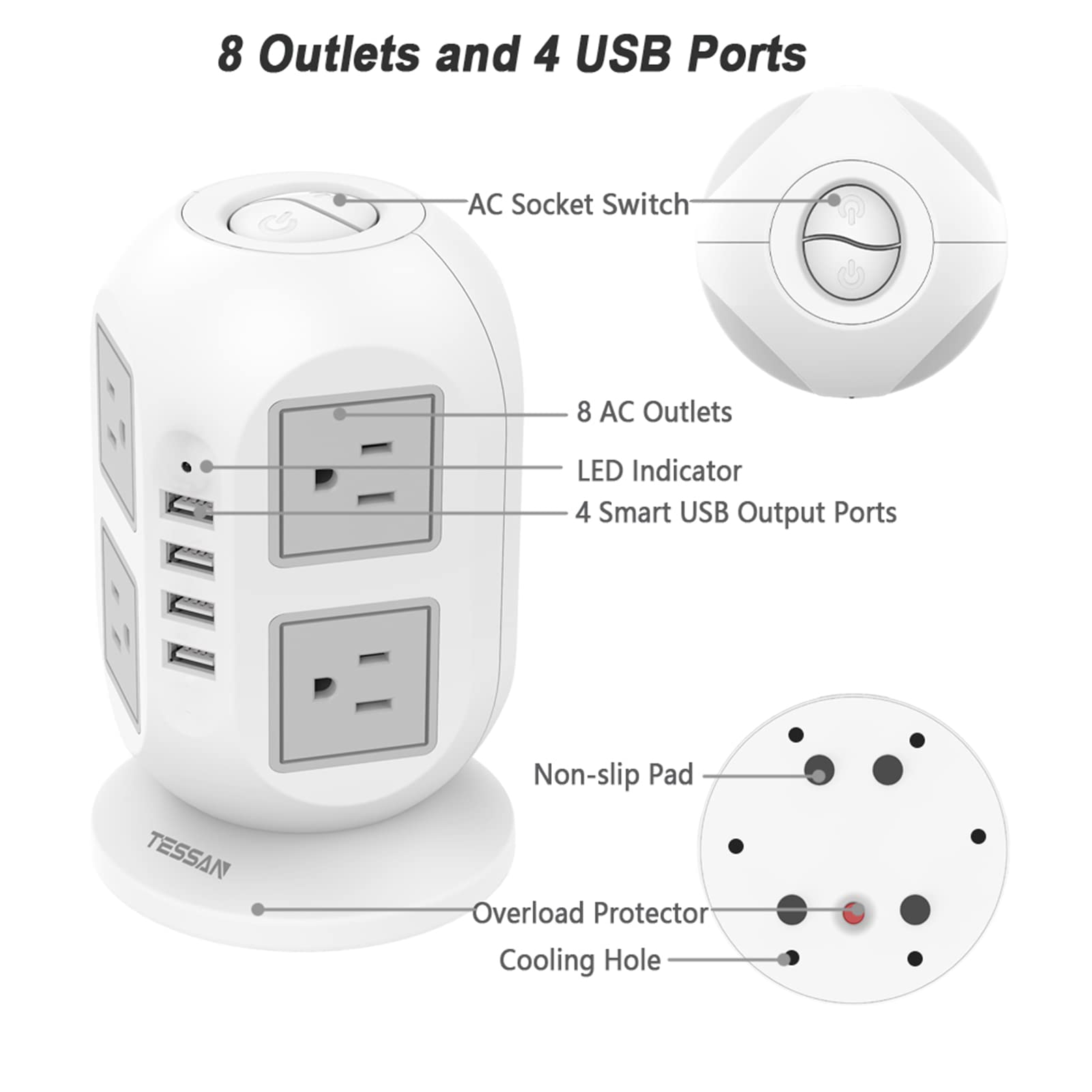 Outlet Plug Tower