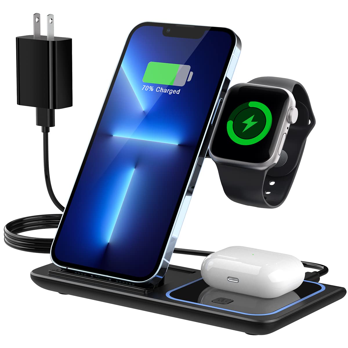 3-In-1 Wireless Charging Station