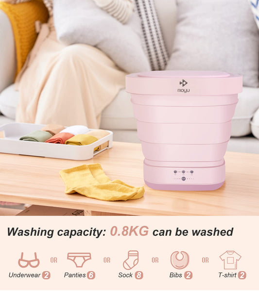 Portable Washing Mini Washer with Drain Basket