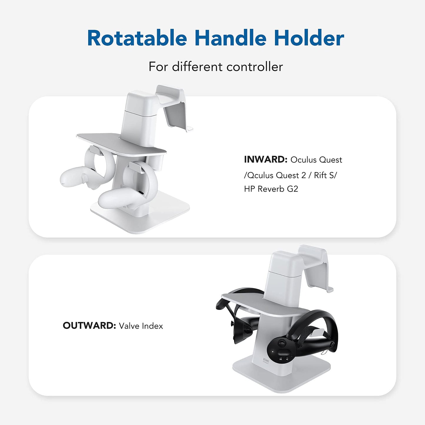 Virtual Reality Headset & Touch Controllers - White