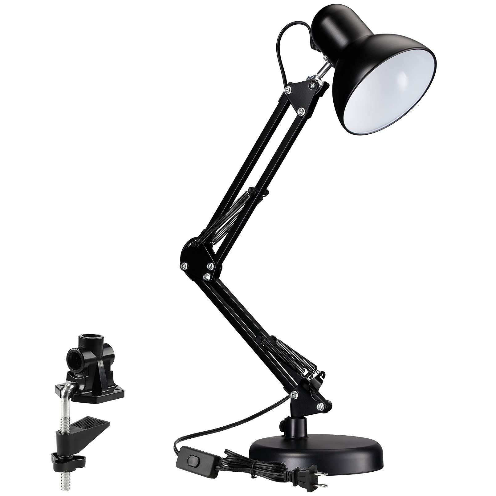 Metal Desk Lamp - Black