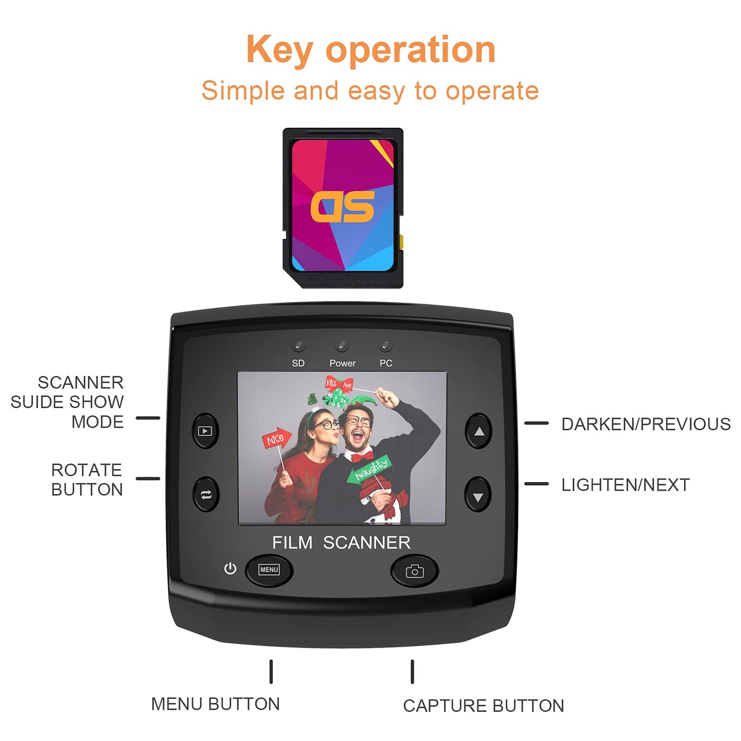 135 Film High-Resolution Scanner