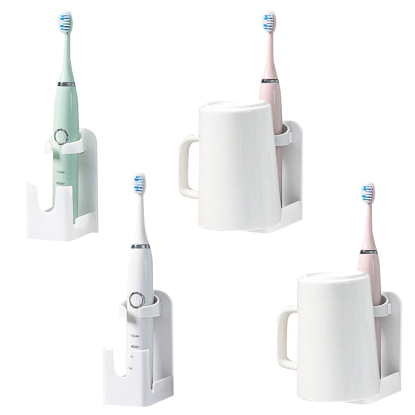 Electric Toothbrush Holder and Cup Holder Set