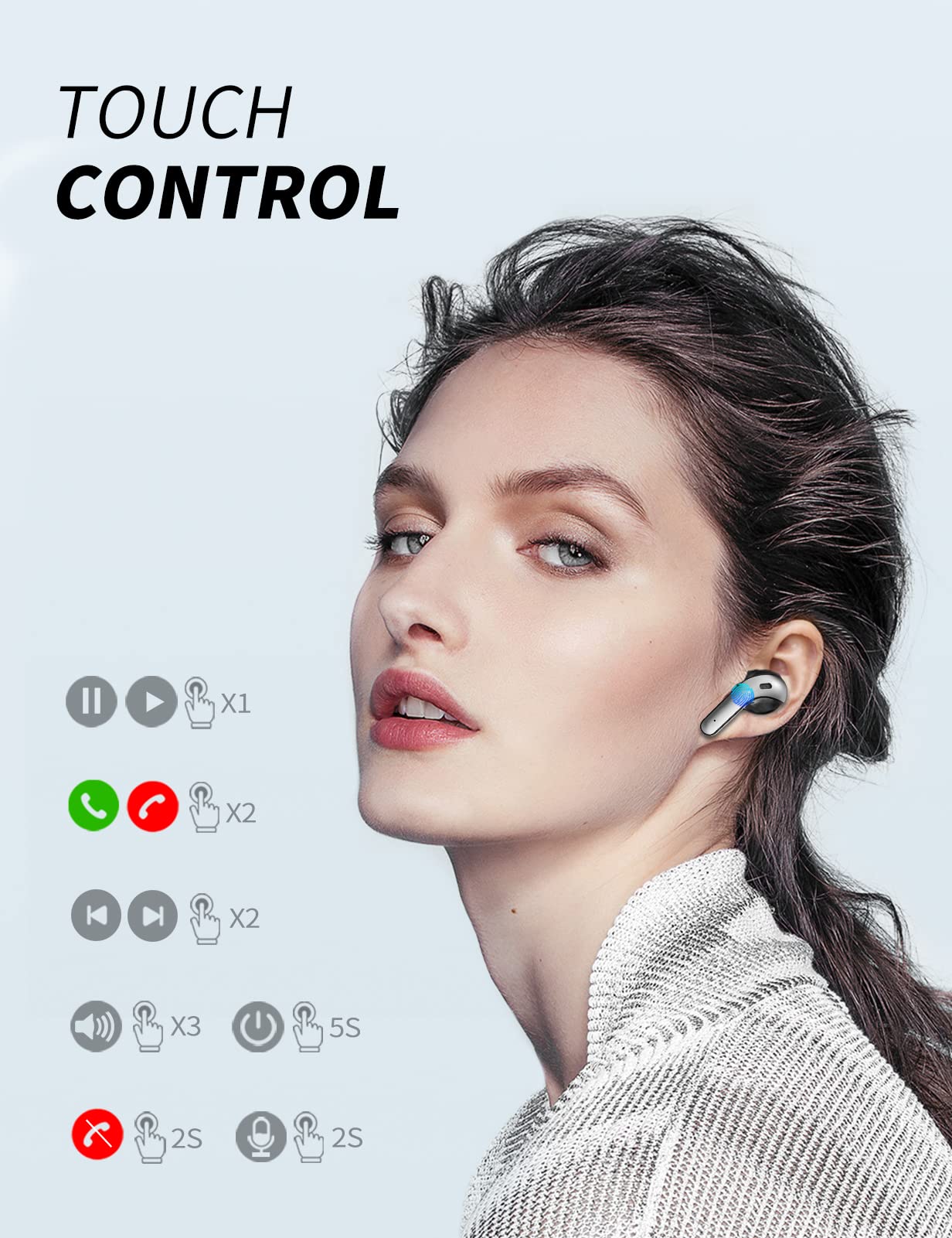 Wireless Earbuds - 35H Playtime