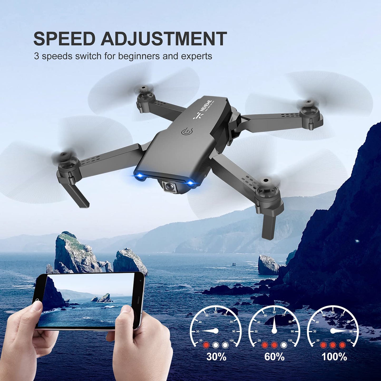 720P HD Foldable Drone