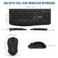 Wireless Keyboard & Mouse - AA Battery