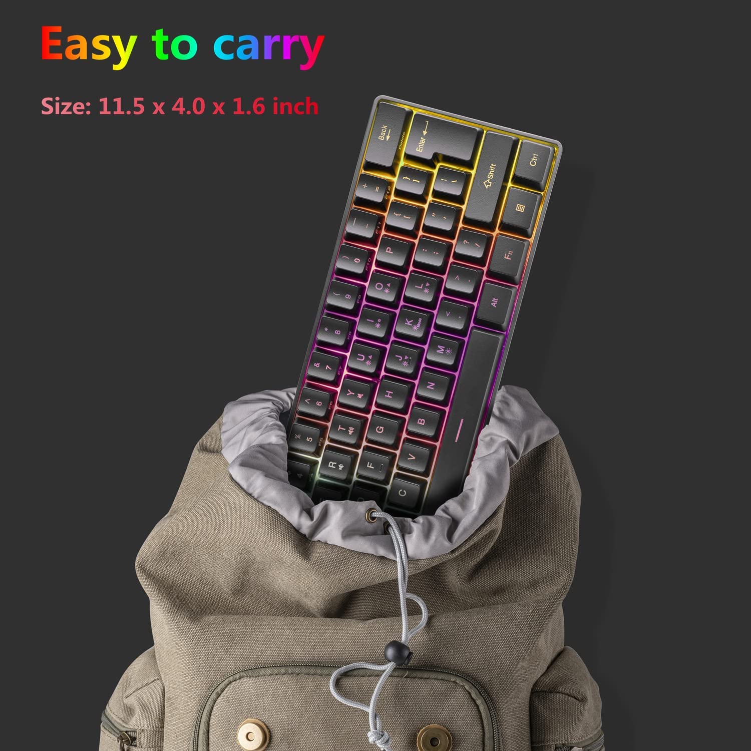 Easy to Carry Keyboard - 61 Keys