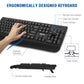 Wireless Keyboard & Mouse - AA Battery