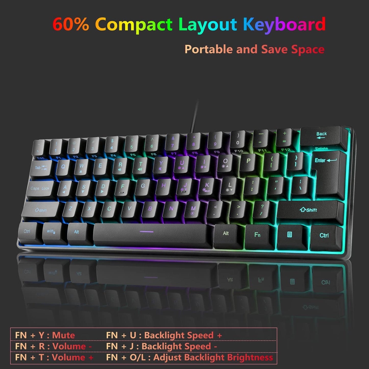 Compact Keyboard - 61 Keys