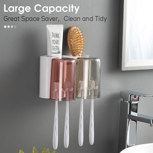 Premium Tooth Brushing Holder Toothbrush Organizer