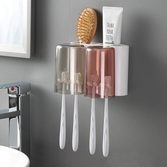 Premium Tooth Brushing Holder for Kids Toothbrush Organizer