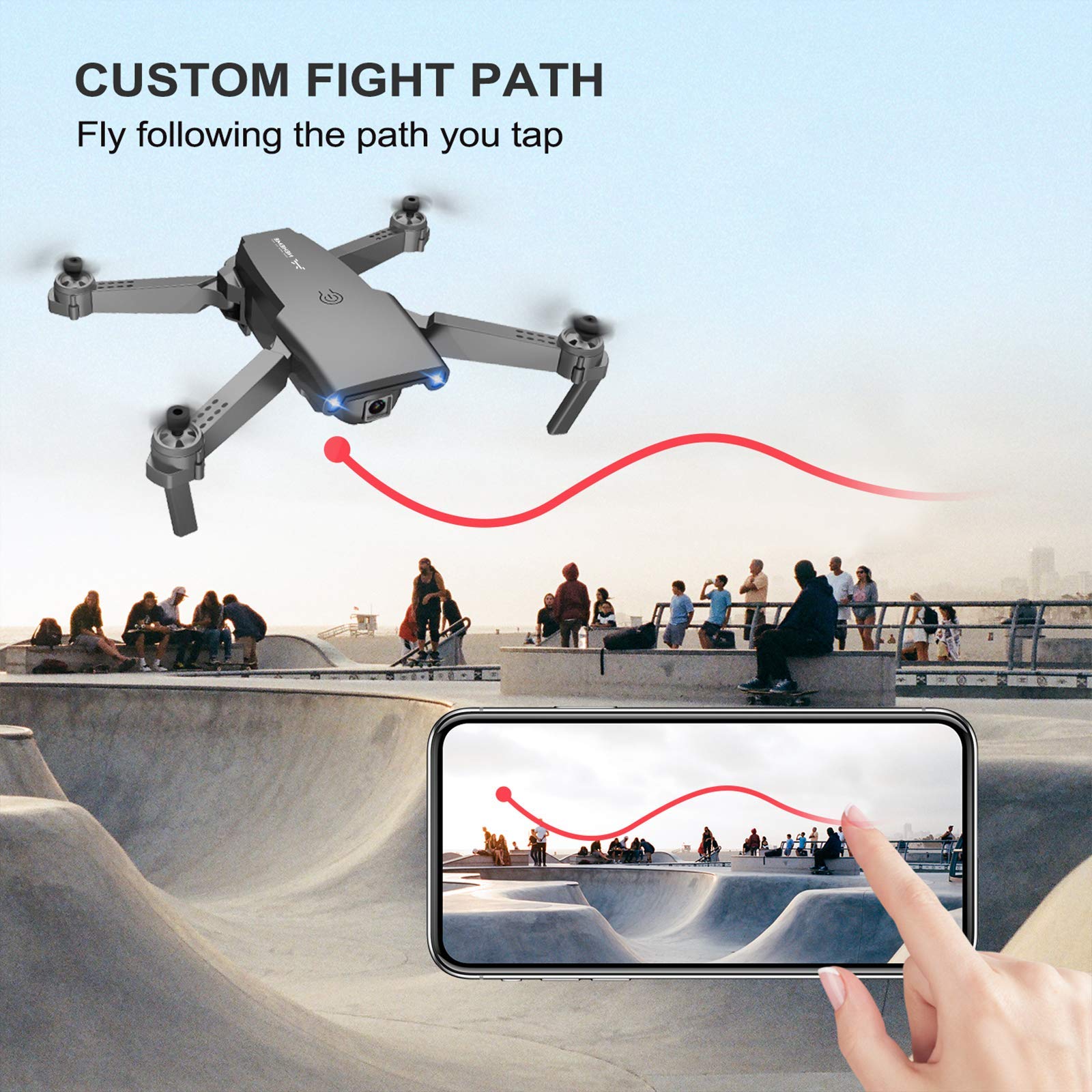 Foldable 720P HD Drone